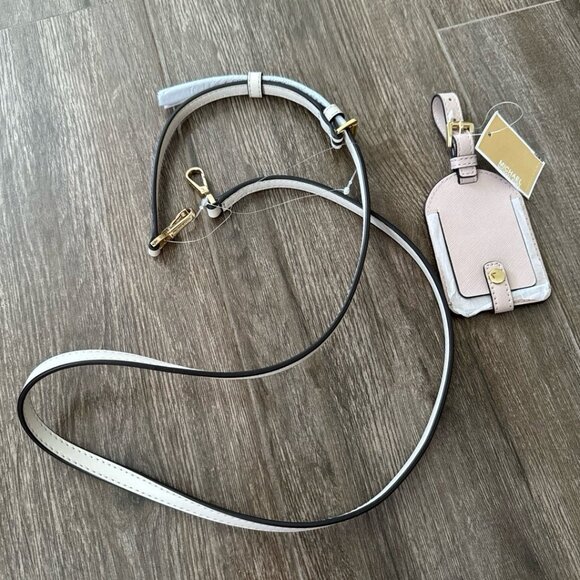 New Michael Kors Crossbody strap replacement and luggage tag genuine leather - Picture 1 of 9